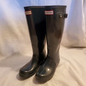 HUNTER BOOTS Original Navy Gloss, Ladies Size 6